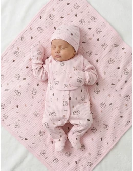 Set 5 piese bebe koala, model roz