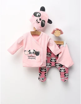 Set 5 piese, Hy Panda, roz