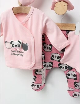 Set 5 piese, Hy Panda, roz