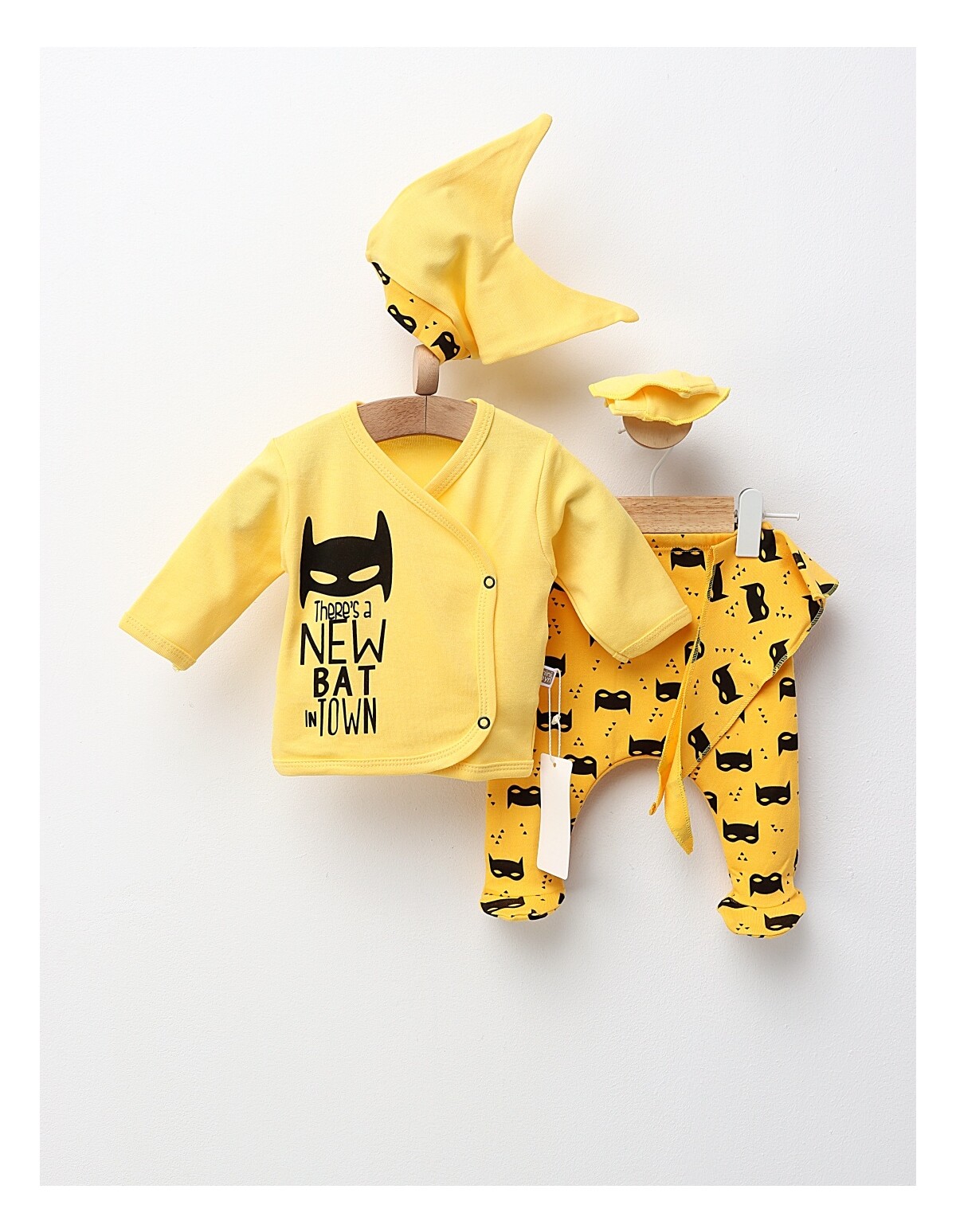 Set 5 piese, New Batman In Town, galben