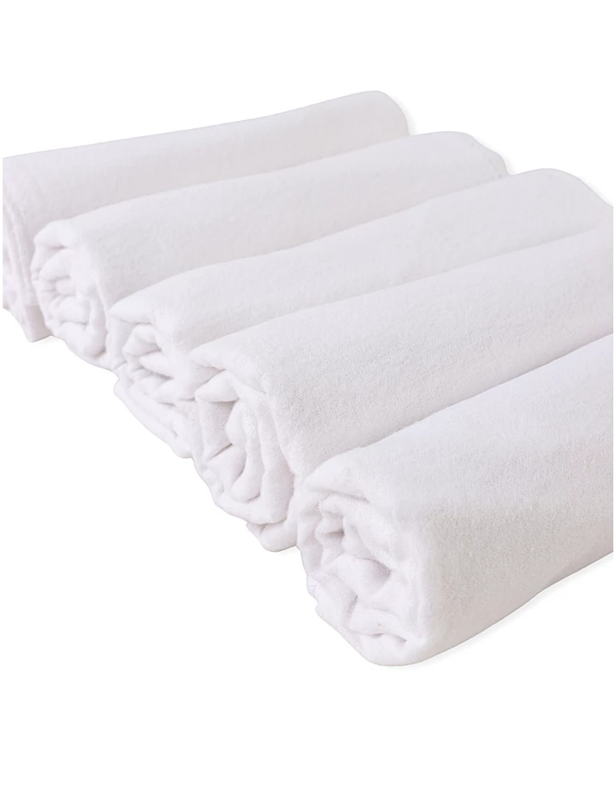 Set 5 scutece finet imprimate albe picture - 4