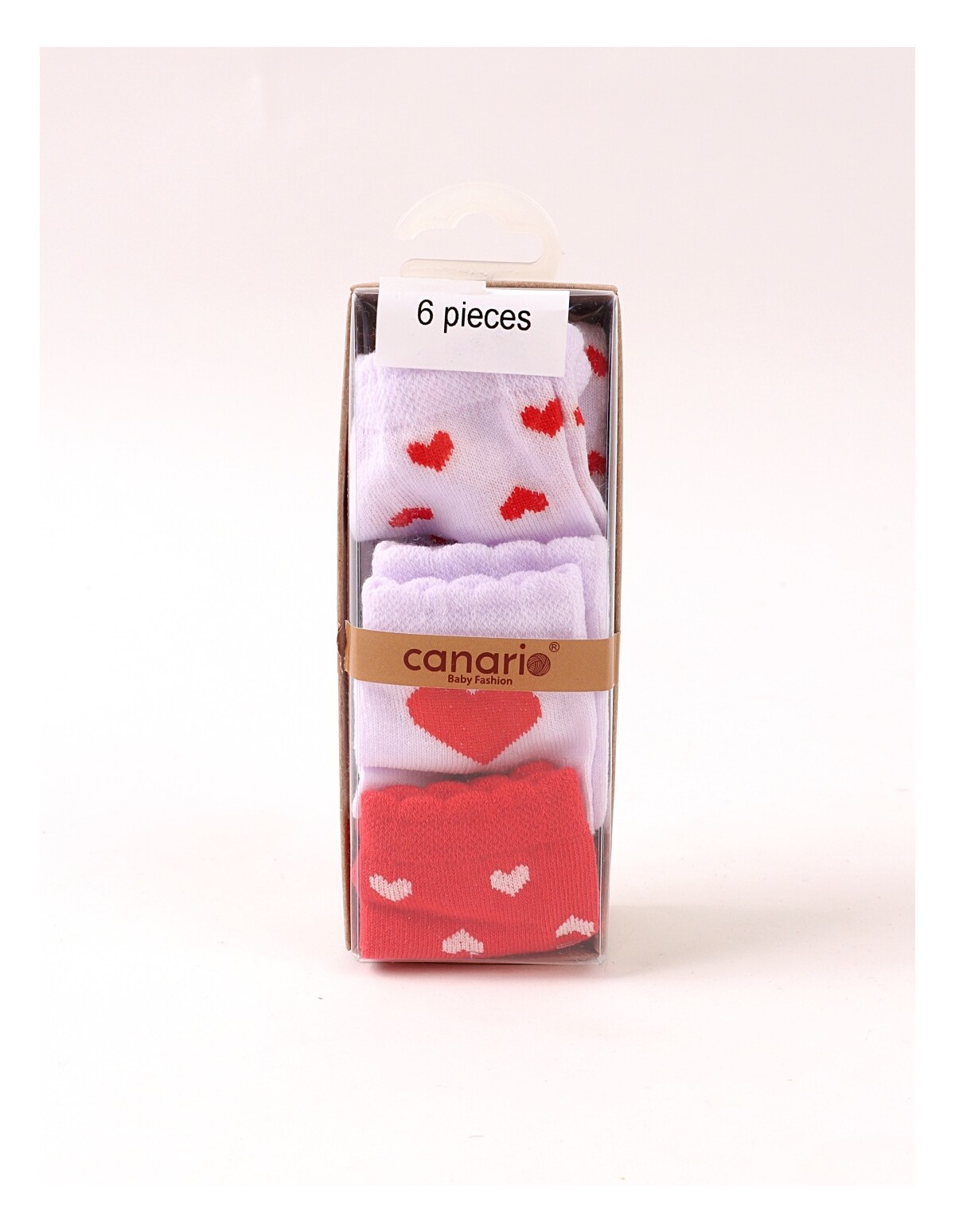 Set 6 perechi sosete inimioare