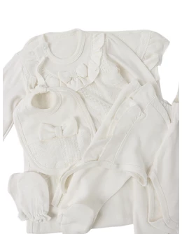 Set 7 piese, Bebe Dream, model alb