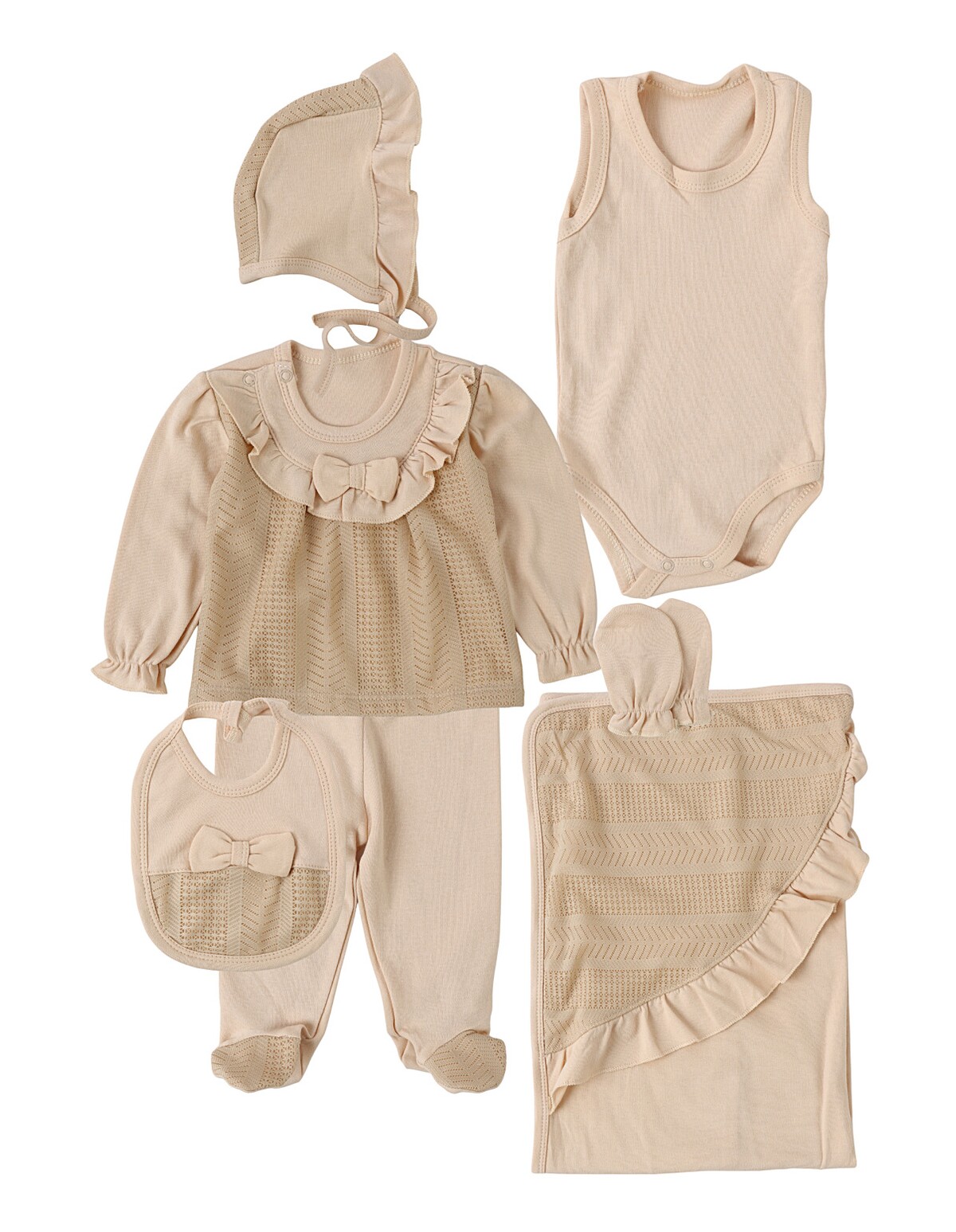 Set 7 piese, Bebe Dream, model bej