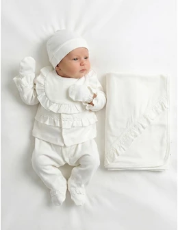 Set 7 piese, Irinus, model alb