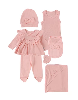 Set 7 piese pentru bebelusi, model corai