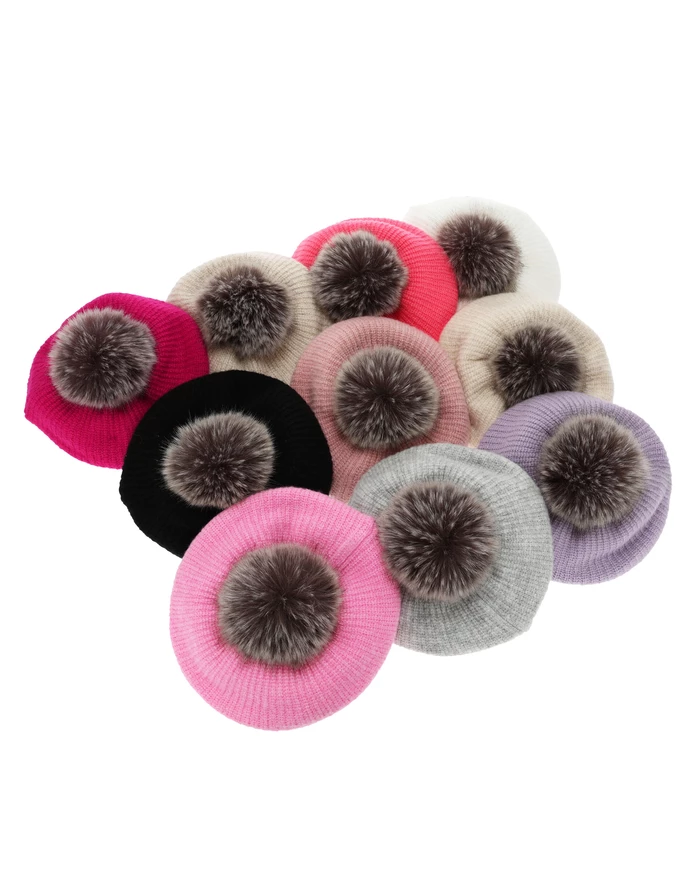 Set bareta cu fular circular Genua gri picture - 4