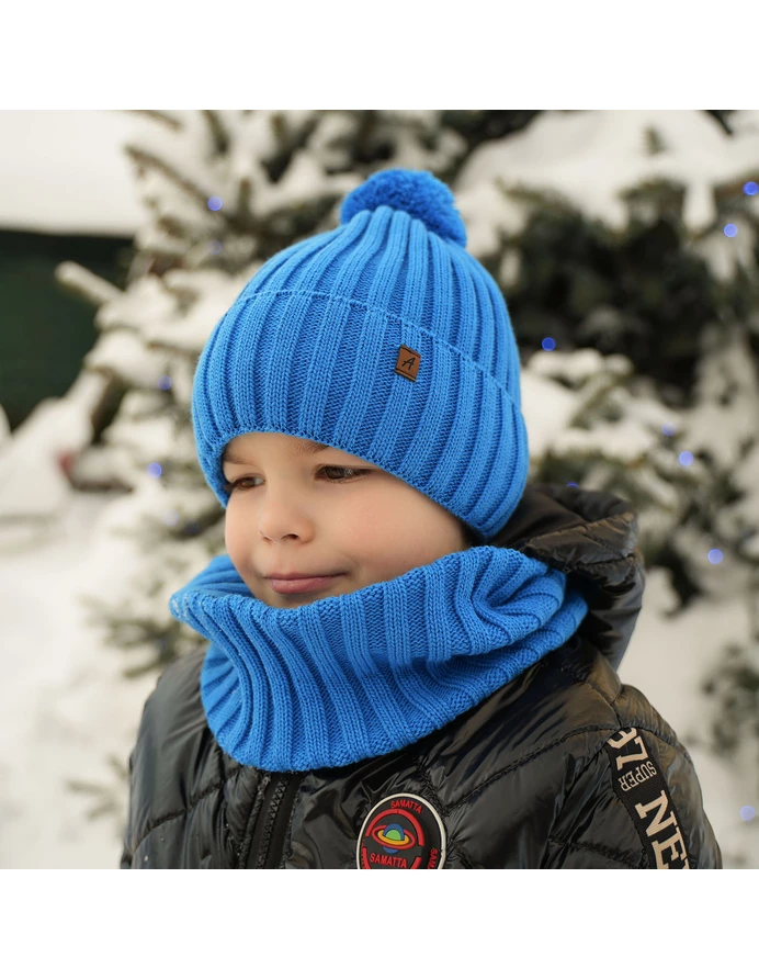 Set caciula cu burlan Wiliam verde picture - 3