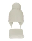 Set caciula cu fular Candy ecru picture - 1