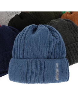 Set caciula cu fular circular Balaton bleumarin