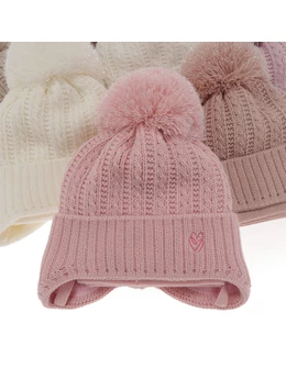 Set caciulita cu fular Marisa ecru