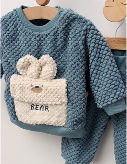 Set cocolino BEAR Vlad albastru