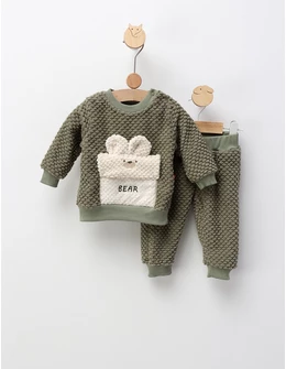 Set cocolino BEAR Vlad verde 86 (12-18 luni)