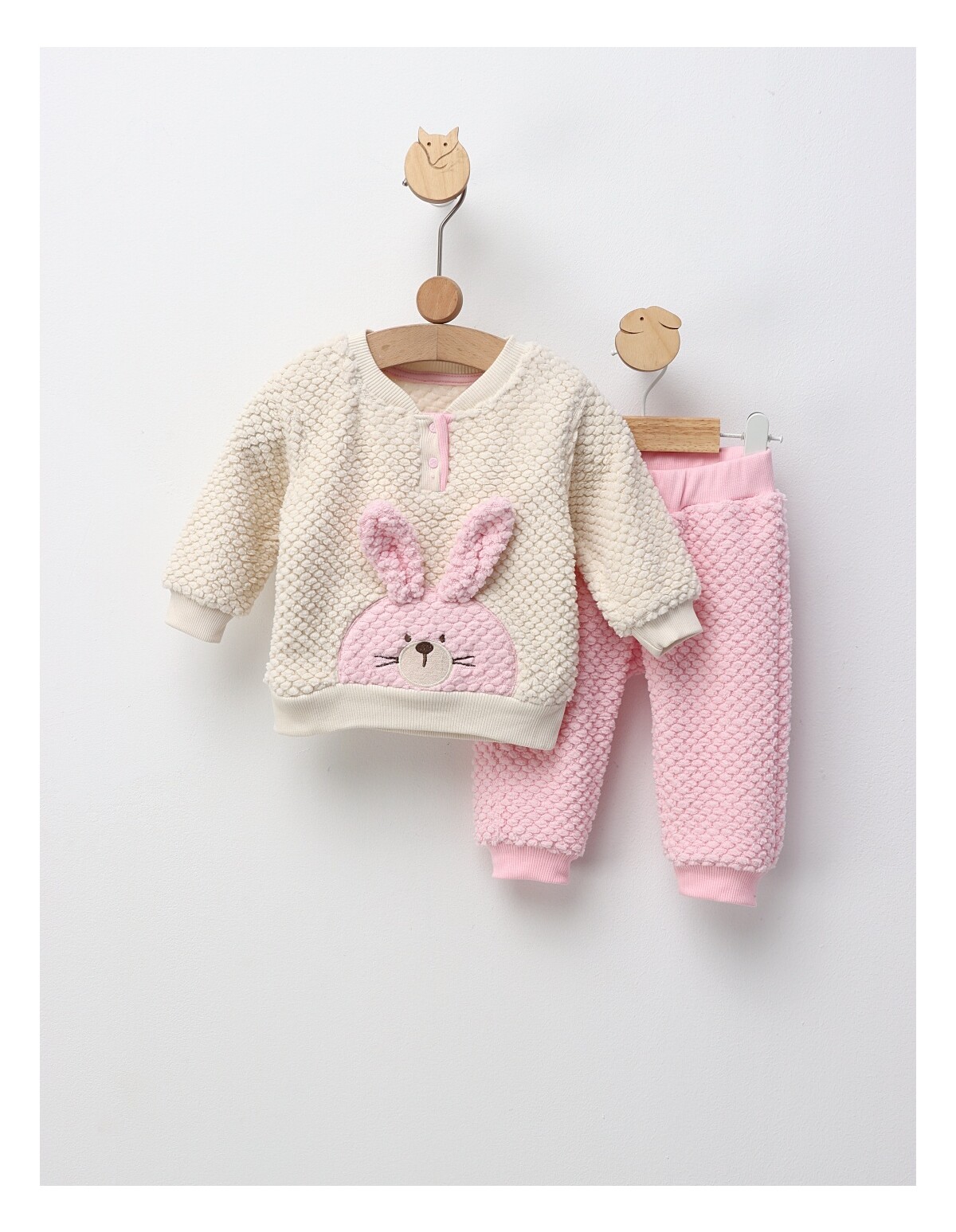 Set cocolino iepuras fetita roz