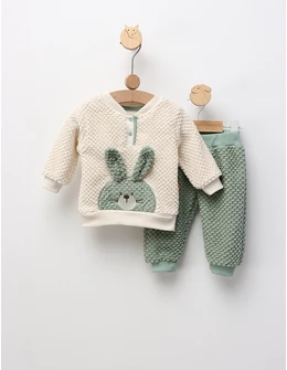 Set cocolino iepuras fetita verde