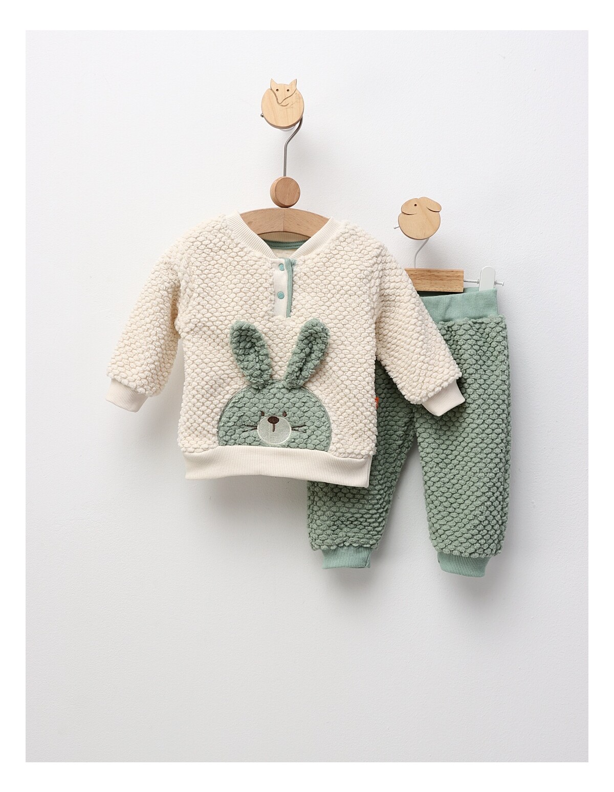 Set cocolino iepuras fetita verde