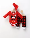 Set Craciun Micky Ren 3 piese, rosu picture - 1