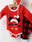 Set Craciun Micky Ren 3 piese, rosu picture - 2