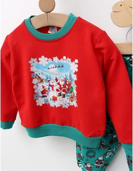 Set Craciun, Mosul si Cadourile, rosu-verde