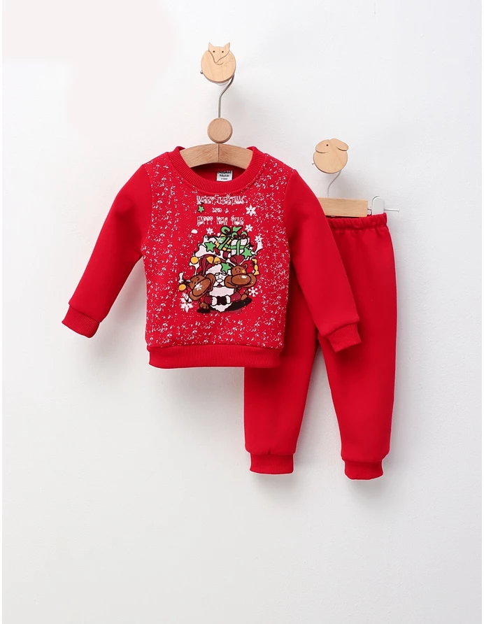 Set cu Reni si Mos Craciun, MC and HNY rosu picture - 4