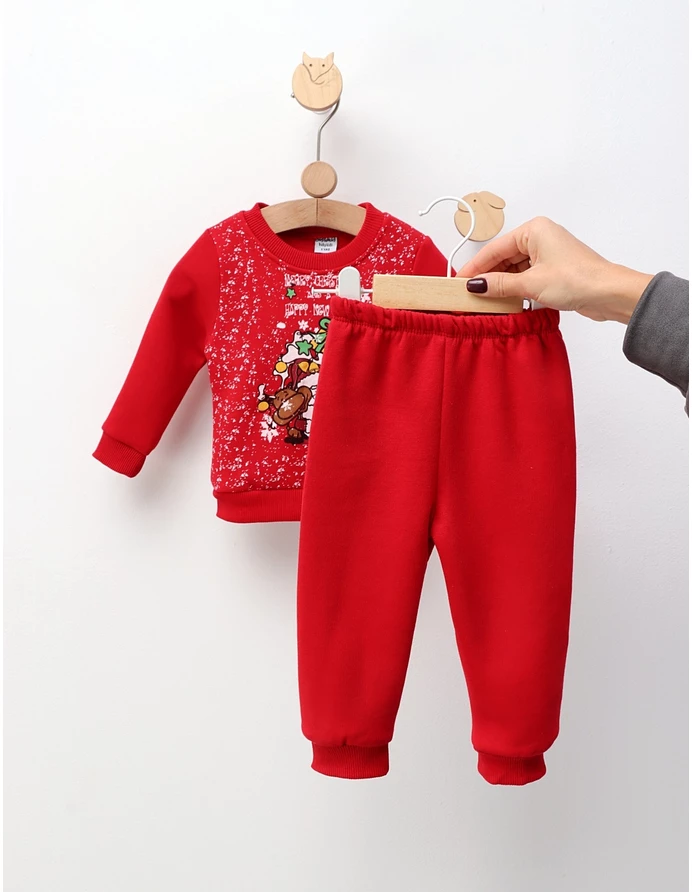 Set cu Reni si Mos Craciun, MC and HNY rosu picture - 6