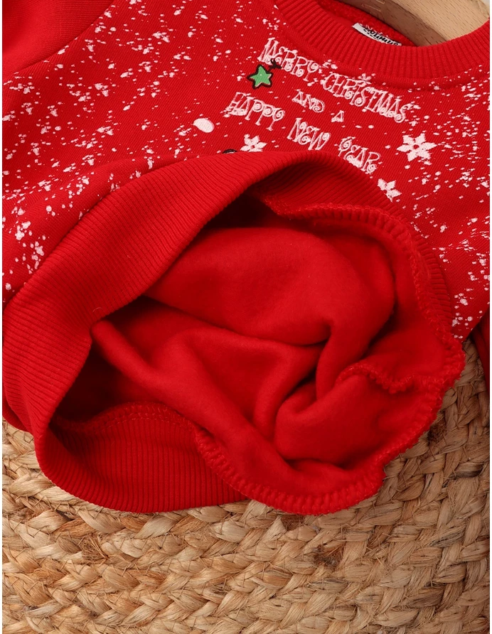 Set cu Reni si Mos Craciun, MC and HNY rosu picture - 7