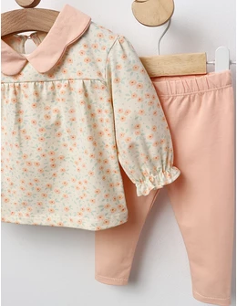 Set Daria floricele model corai