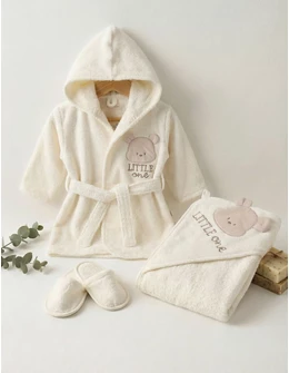 Set de baie, Little One, alb