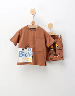 Set de vara, Bichoo Pega, caramiziu