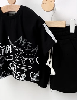 Set de vara, For Skater, cu negru