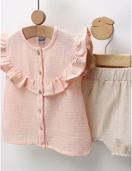 Set de vara, Martha, corai-crem