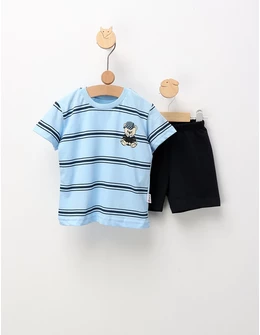 Set de vara, Ursulet Cool, cu albastru