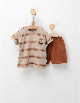 Set de vara, Ursulet Cool, cu maro