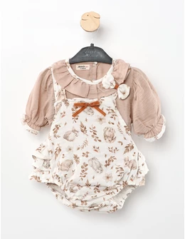 Set Ermina rabbit crem 1
