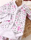 Set greieras bebelusi Baby Bear alb-roz picture - 2