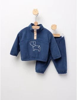 Set gros polar dog Victor, albastru