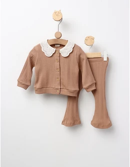 SET Ingrid 2 piese premium maro