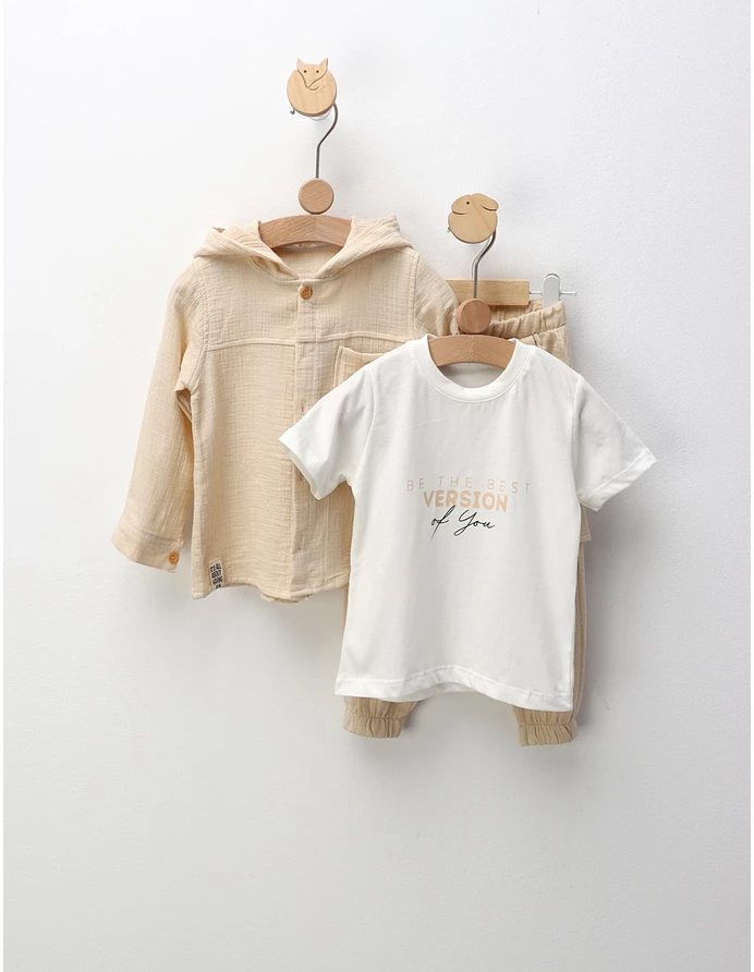 Set lejer de vara Sebastian, crem picture - 3