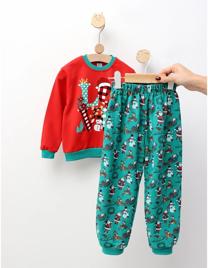 Set Love Christmas, rosu-verde picture - 2