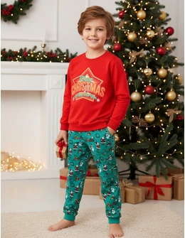 Set Merry Christmas-Happy New Year, rosu