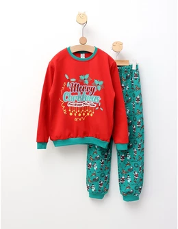 Set Merry Christmas-HNY, rosu-verde