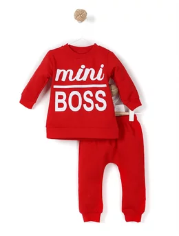 Set Mini Boss model rosu 80 (9-12 luni)