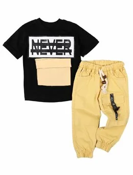 Set Never model negru-galben 1