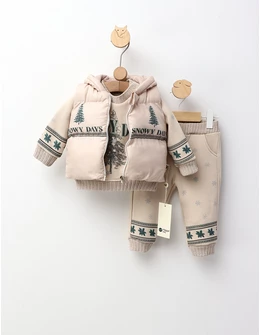 Set premium SNOWY DAY crem