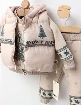 Set premium SNOWY DAY crem