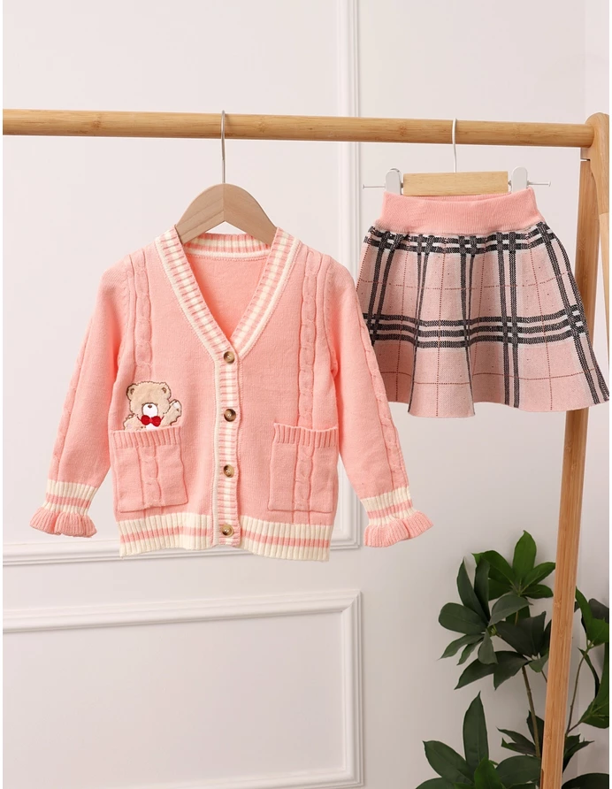 Set Pulover + Fusta, model corai picture - 3