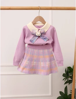 Set Pulover + Fusta + Brosa, Evelyn mov