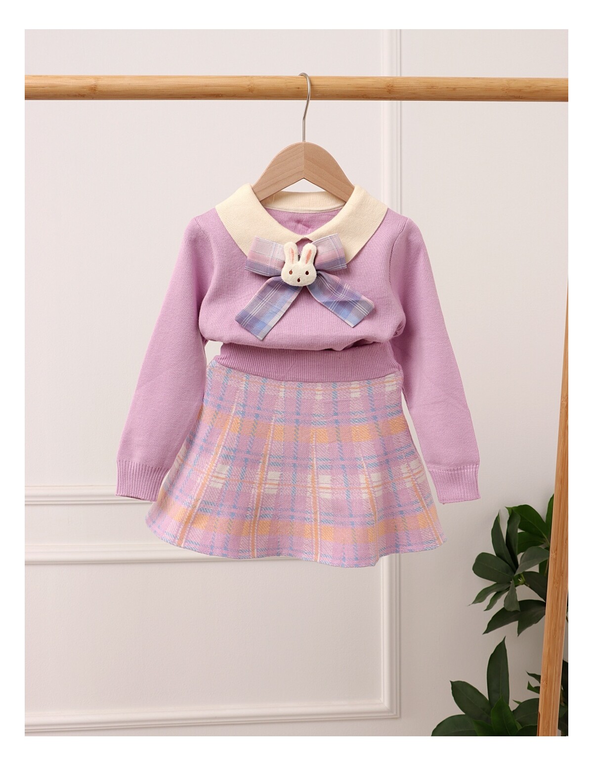 Set Pulover + Fusta + Brosa, Evelyn mov