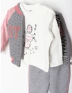 Set STAR bufnita model roz-gri 4