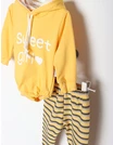 Set Sweet girl model galben-gri 2